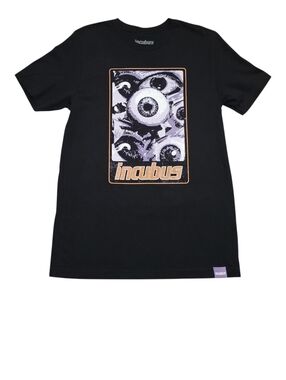 NWOT Incubus Band T-Shirt 2023 US Tour All Seeing Eyes Black Size Medium New